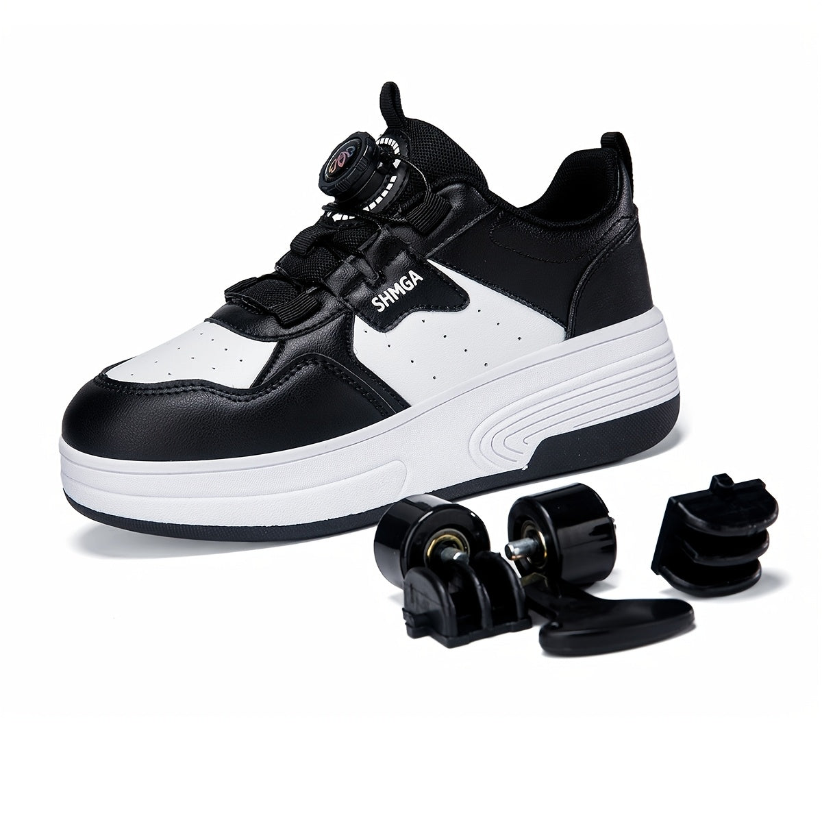 Boys' Black/4 wheels Mesh Top - product view 4