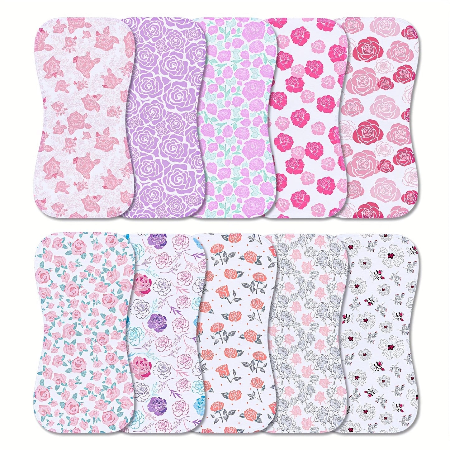 Burp Cloth - 10-pack Cloths Washcloths Rags variant image
