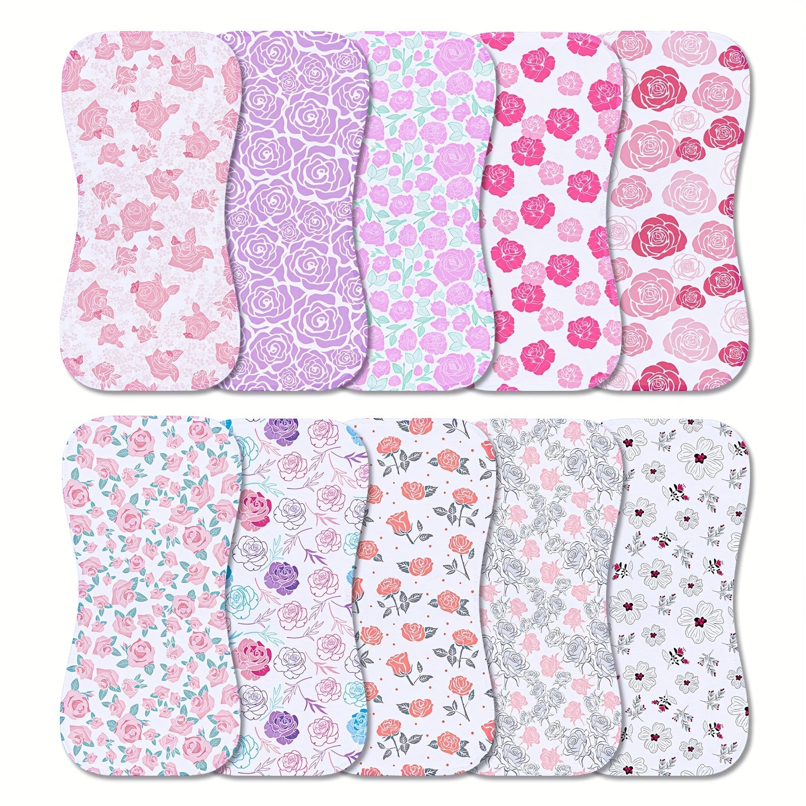 Burp Cloth - 10-pack Cloths Washcloths Rags variant image