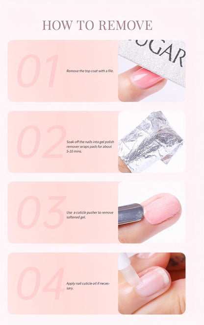 White Glitter Cat Eye Gel Polish Set 2pc Sparkling Magnetic with Stick Included | Soak Off UV LED 0.51oz Each Semi-Permanent 3D Nail Art | Salon & Home DIY Manicure Kit for Women Beginners