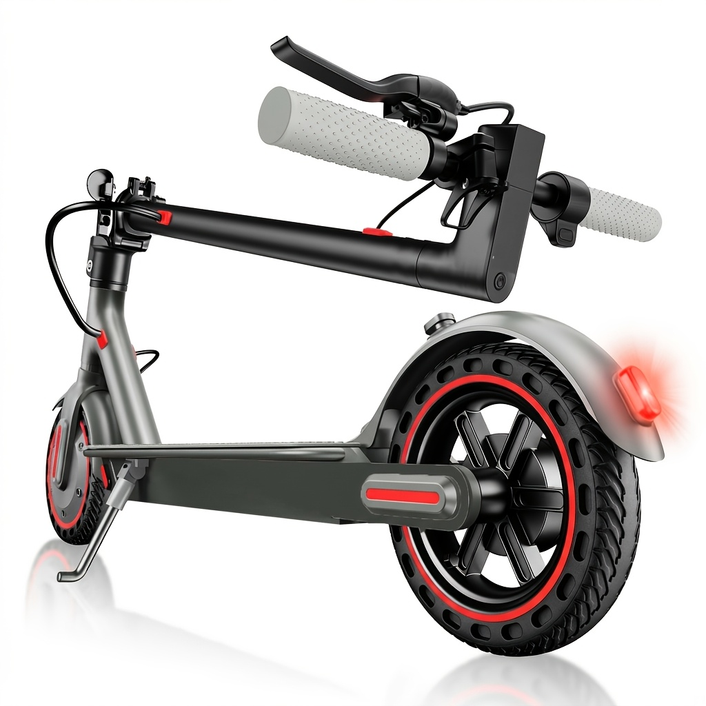 Electric Scooter 350W Foldable Commuter E-Scooter with 8.5'' Solid Tire, LED Display, Dual Brake, 15-20KM Range for Adults Men Women