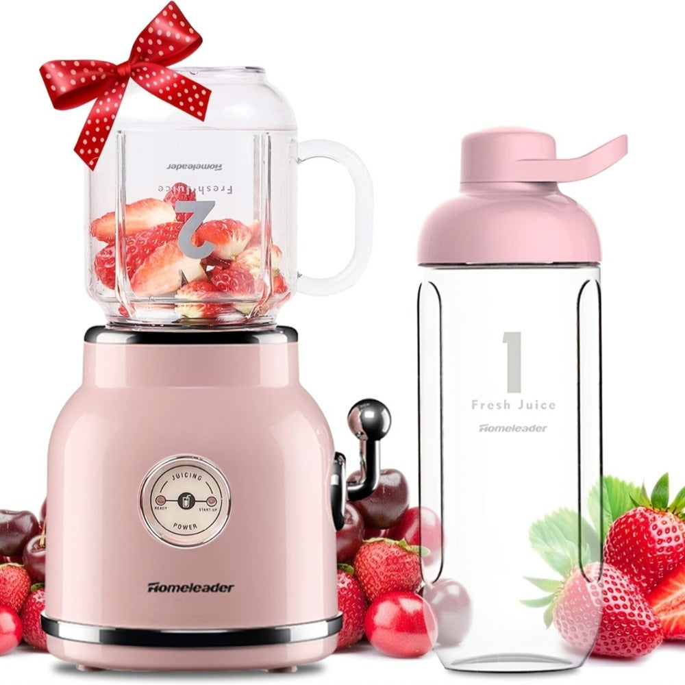 Personal Blender for Smoothies & Shakes - 20.3 oz Tritan BPA-Free Travel Cup with Lid, Portable Single Serve Smoothie Blender, Compact Countertop Blender for Gym, Office & On-the-Go, Cyan
