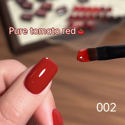 Gradient Gel Nail Polish Set 9pcs Ancola Red Collection – High Saturation Solid Gel, Shiny Gloss Finish, LED Curable Multifunctional Nail Gel | Spring Summer Ombre DIY Manicure Kit for Women