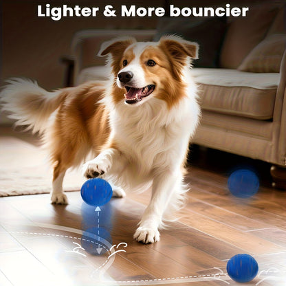 Automatic Moving Dog Ball Toy - Smart Motion-Activated Rolling & Rotating Ball for Medium Large Dogs, E-TPU Durable Bouncy Enrichment Toy for Dog Stimulation & Solo Interactive Play