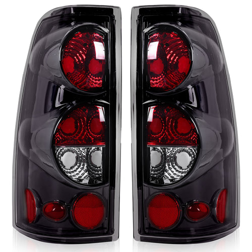 Tail Lights A Pair for Chevy 1500 2500 3500 1999-2006 for GMC Sierra 99-03 Tail Lights, Without Battery