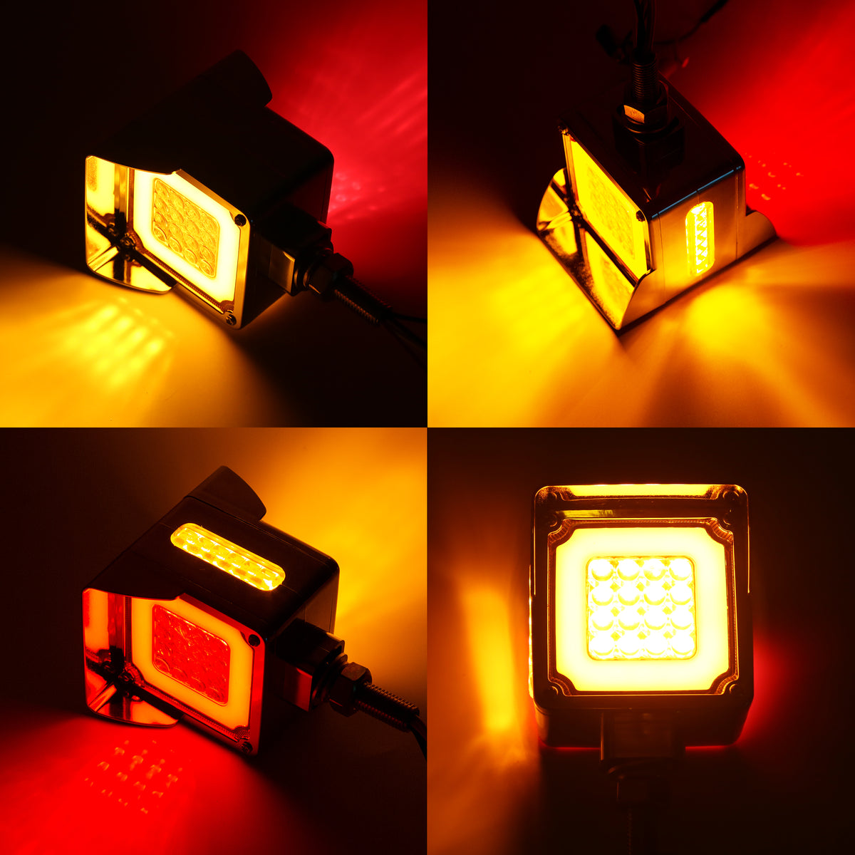 Truck Side Lights, Indicator Lights, Side Lights, LED Lights, Signal Lights, Car Lights, Square Lights