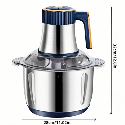 Electric Food Chopper & Processor 5L Stainless Steel - 40000 RPM Motor, 6 Bi-Level Blades, Meat Grinder & Vegetable Slicer for Kitchen, Onion, Garlic, Nuts, Fruit, Dough & More