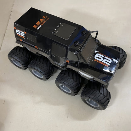 Amphibious RC Truck 8-Wheel Drive 4-Motor Off-Road Climbing Remote Control Armored Vehicle, Oversized All-Terrain Land & Water Military Truck Toy – Epic Gift for Kids & Adults Boys Girls