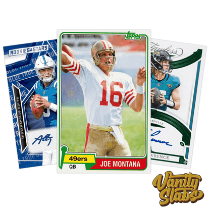 Football Mystery Hit Pack – 3 Guaranteed Collector Cards with Inserts, Rookies & Stars | RAW Multi-Brand Edition | Holo Foil Parallels for NFL Card Collectors