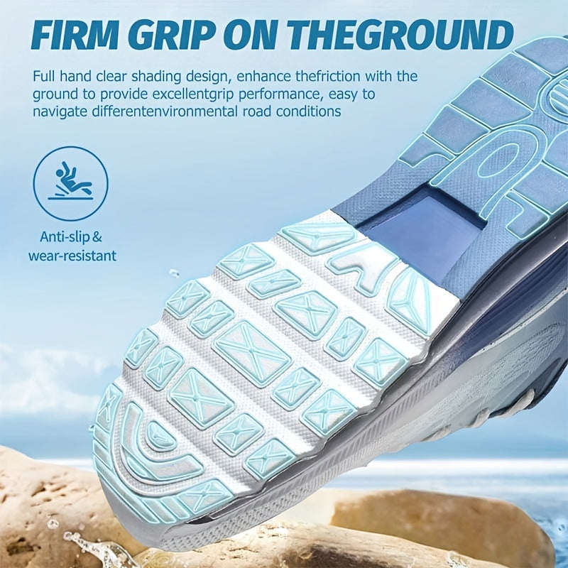 Men's Running Shoes - Breathable Comfort & Cushioned Support