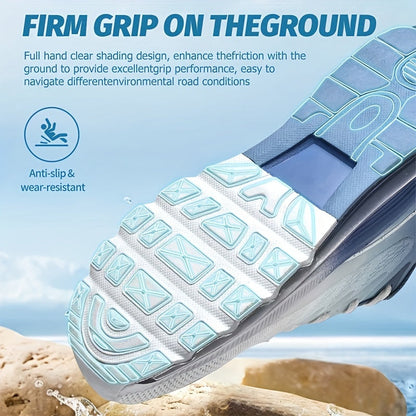 Men's Running Shoes - Breathable Comfort & Cushioned Support