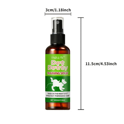 Puppy Potty Training Spray - Pheromone-Inspired Indoor Spot Guidance for Dogs & Cats, Helps Puppies & Kittens Recognize the Right Bathroom Spot Faster, Clean & Non-Messy