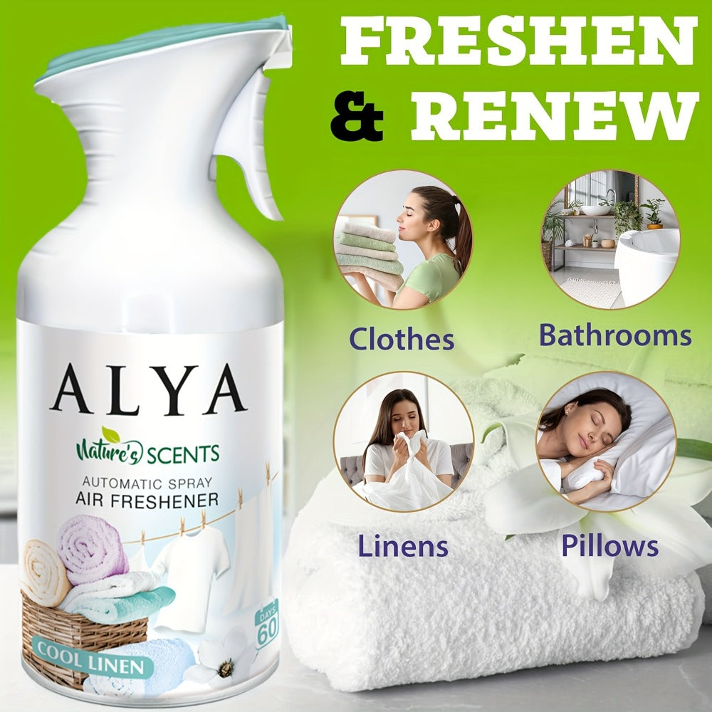 Aromatherapy Air Freshener Spray 8.45oz – 6 Scents: Lavender, Magnolia, Mixed Berries, Ocean, Cool Linen & Vanilla, Multi-Purpose Odor-Fighting Room Spray for Car, Home, Office, Bathroom & Closet (1 or 3 Pack)
