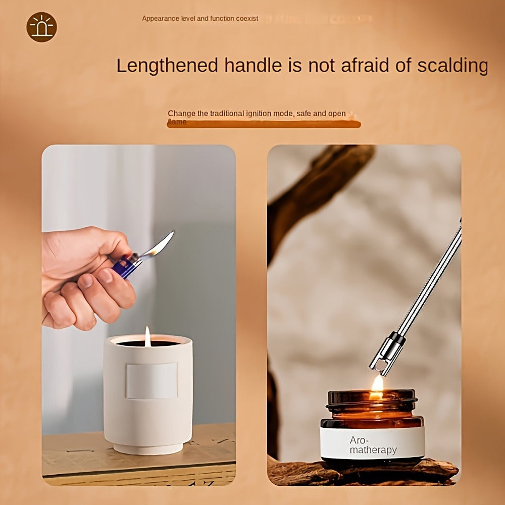 USB Rechargeable Electric Arc Lighter, 360° Rotating Flameless Plasma Igniter with Safety Switch for Candles, BBQ, Camping, Kitchen – 1pc or 2pcs Set
