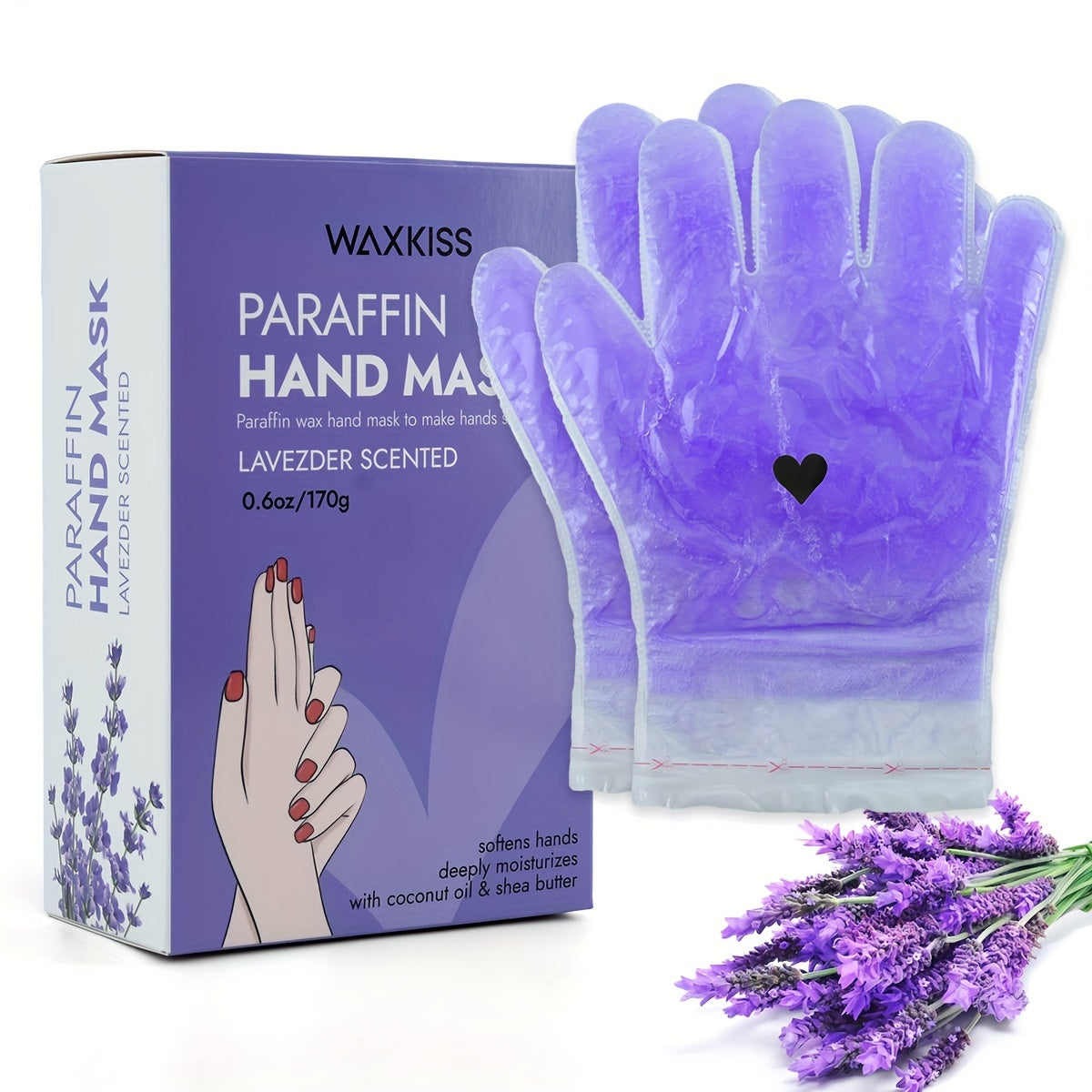Paraffin Wax Hand & Foot Mask Deep Moisturizing Beauty Treatment – Smooth Soft Skin, Pink Grapefruit & Lavender Scents, Long-Lasting Stone Wax Formula, Home Spa Gift Set for Women