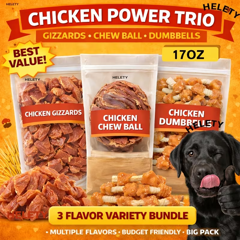 Duck Jerky Dog Treats – Chicken-Wrapped Sweet Potato Sticks, Chewy Long Lasting Chews for Small Medium Large Dogs, Easily Digestible Training Treats & Pet Snacks for All Breeds
