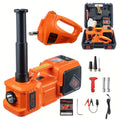 5 Ton Electric Car Jack, Hydraulic Jack And Electric Impact Wrench, Portable Car Lift with Built-in Air Pump, Suitable for SUV MPV Car Truck Tire Replacement Garage Maintenance Easy to Repair Car Tires, Emergency Maintenance Car