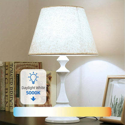 A19 LED Light Bulbs 60 Watt Equivalent, 5000K Daylight White E26 Base, 800 Lumens 9W Energy Efficient Bulb, 80+ CRI 15000 Hours Long Life, Standard LED Bulbs for Bedroom Living Room Office