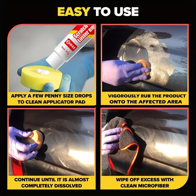 Yixingjia Automotive Maintenance 6pcs/Set, Tire Polish, Oil Film Cleaner, Car Cleaning Solution, Plastic Care Paste, Holiday Gift Pack, Cleaning Agent, Multi-Purpose for Plastic Retreading