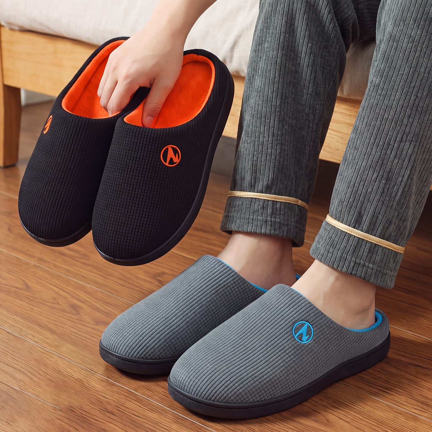 Men's Slippers - Non-Slip Sole 880421