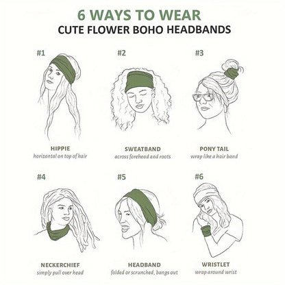 Stretchy Headbands 20 Pack for Women & Men – Soft Sweat-Wicking Non-Slip Elastic Turban Knot Hair Wraps Breathable Solid Colors for Yoga Running Gym Workout Daily Fashion Bulk Set