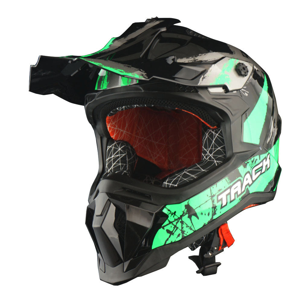 Adult Motorcycle Helmet ATV Dirt Bike Helmet Track Style