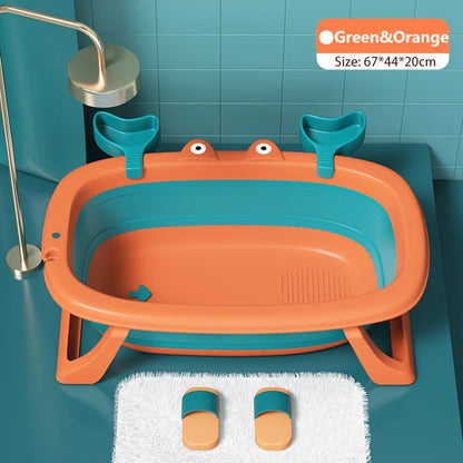 Collapsible Pet Bath Tub – Portable Foldable Crab-Shaped Bathing Tub for Cats & Small Dogs Up to 20 lbs | Space-Saving, Durable & Easy to Clean | Indoor & Outdoor Pet Bathing Solution, 3 Color Options
