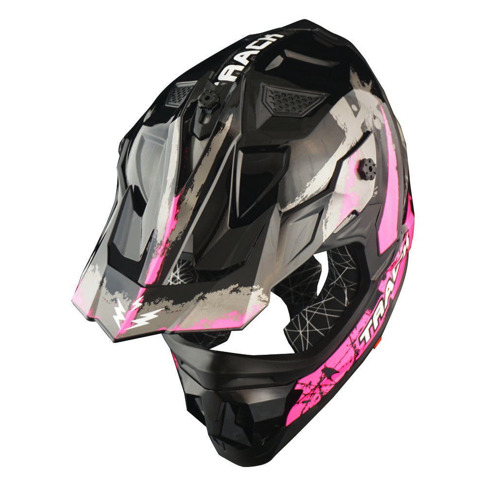 Adult Motorcycle Helmet ATV Dirt Bike Helmet Track Style