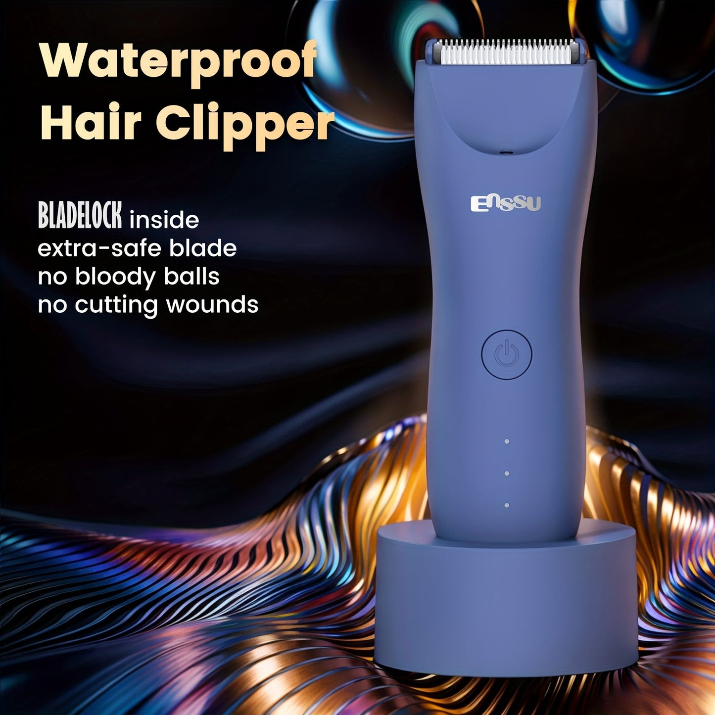 Electric Groin Ball Shaver Body Hair Trimmer for Men & Women Replaceable Ceramic Blade Bikini Trimmer Professional Body Groomer Clipper Painless