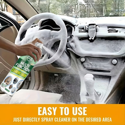 Multi-Purpose Foam Cleaner Spray – Fast-Acting Cleaning Mousse for Kitchen Degreasing, Stove, Bathroom, Floor, Car Interior & More, All-Surface Foam Formula