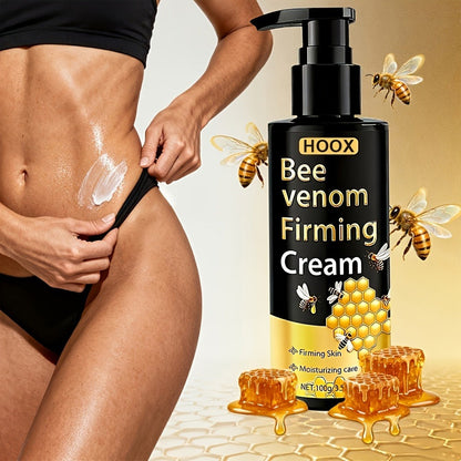 Bee Venom Firming Cream 100g for Face Neck Abdomen & Body - Moisturizing Anti-Aging Skin Tightening Cream for Sagging Loose Skin Smoother Firmer Younger-Looking Skin Women