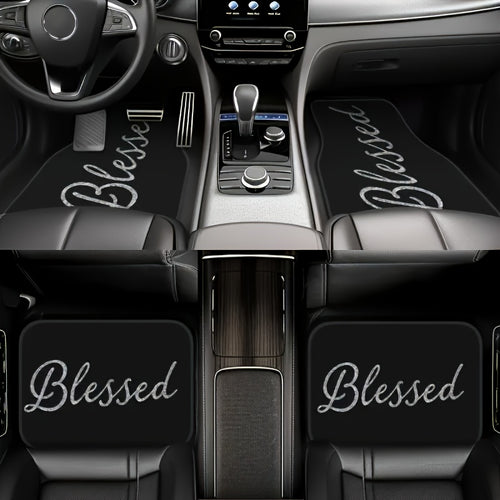 2/4pcs Durable Car Floor Mats Set | Easy-Clean, Stylish & Simple Interior Accessories for Men & Women | Perfect for Halloween, Thanksgiving, Christmas, Birthday Gifts