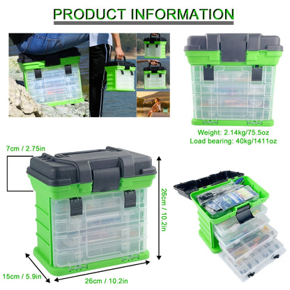 Fishing Lures Kit 346pcs with Tackle Box – Crankbaits, Minnow, Spinnerbaits, Spoons, Soft Baits, Jigs, Hooks, Weights & Sinkers, Topwater Lures for Freshwater & Saltwater Bass Fishing, Angler Gift Set