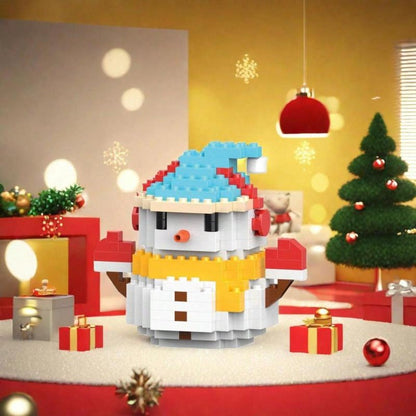 Christmas Building Blocks Party Set 1052 Pieces – 6 Boxes Santa Claus Mini Assembly Toy for Kids, Holiday Surprise Gift Bags for Boys & Girls, Christmas Party Favors & Stocking Stuffers