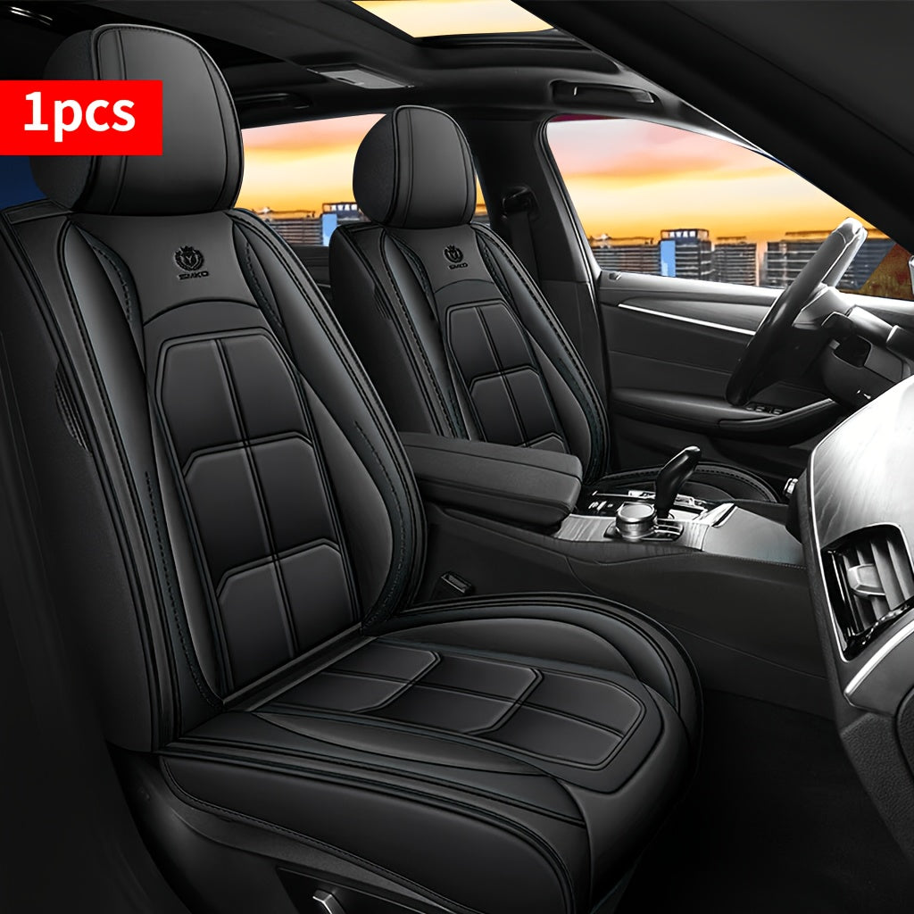 Advanced Faux Leather Car Seat Cover, Imitation Faux Leather Car Seat Cover, Protection Pad For Sedans, SUVs & Pickup Trucks - Durable, Comfortable, Pickup Truck Accessory | Luxury Car Accessory | Durable Seat Cover