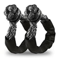 Synthetic Soft Shackle Rope, 56000 Lbs Breaking Strength with Protective Sleeve, Heavy Duty Tow Shackles for Off-Road, Truck, Jeep, SUV, UTV, ATV