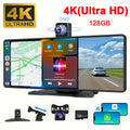 10.26 Inch 4K Ultra HD/7 Inch 1080P Portable Car Stereo with Wireless Carplay Screen, Carplay Radio Touchscreen, Car Video Players for Any Car, Without Battery