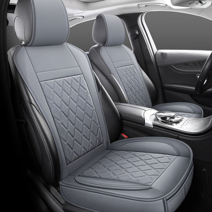 Car Seat Covers Front Pair – Universal Fit Bucket Seat Protector, Anti-Slip Full Surround High-Back Design, 15 Colors, Fits Cars SUVs Trucks
