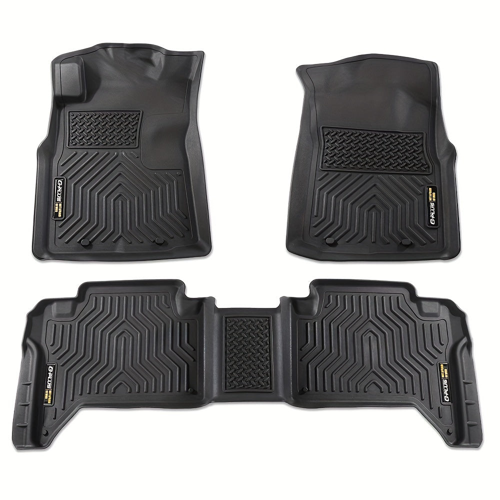Floor Mats TPE Double Cab All Weather Rubber Liners Fit For Toyota For Tacoma 05-15