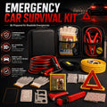 In- Car Emergency Jump Starter Kit with Battery Jumper Cables Suitable for Car, Trucks, SUVs - Portable Roadside Safety for Battery, Vehicle, Battery-Free Operation (No External Power Required) - Ideal for