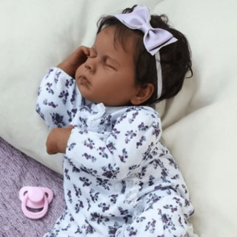 VIVIDOLL Reborn Baby Doll 19 Inch Realistic Newborn Lifelike Face Poseable Limbs Soft Touch Infant Doll Only No Accessories Birthday Christmas Gift for Kids Girls Ages 3+
