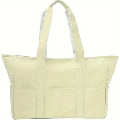 Women Beach Bag Dry Wet Separated Pocket Sandproof Swim Pool Bag Utility Travel Tote for Beach Pool Swimming Daily Use Multiple Colors