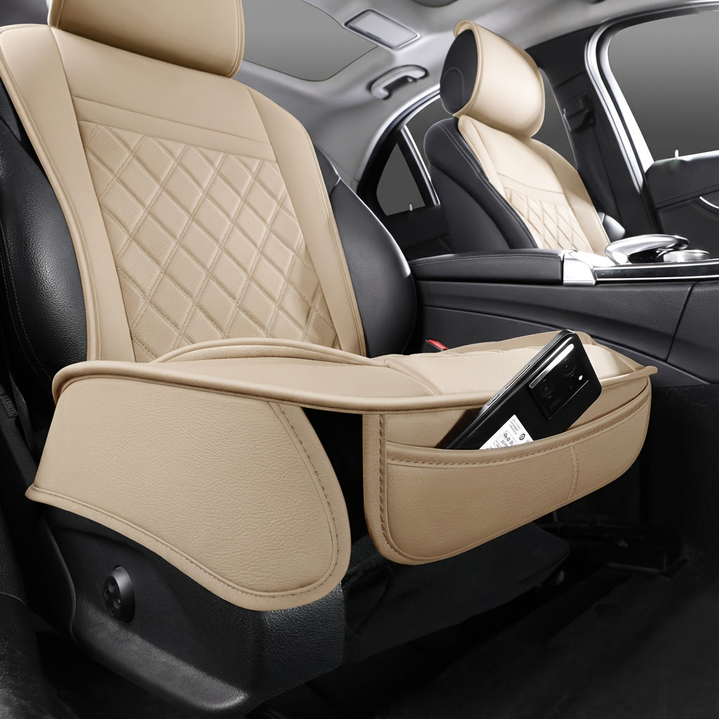 Front Seat Covers for Cars, Universal Fit Bucket Seat Protector Set, Full Surround High-Back Design, Anti-Slip Backing, Easy to Install, Fits Most Cars, SUVs & Trucks