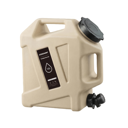 Water Storage Container with Spigot 2 Handles BPA Free PVC Collapsible Water Jug for Camping Outdoor RV Hiking Emergency Survival Portable Water Tank 3.2Gal 5Gal 2.6Gal Multi-Color Options