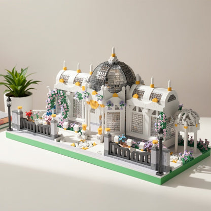 Garden Plaza Micro-Landscape Building Block Set 6700pcs for Adults 14+ – Advanced Architecture Model Construction Kit Collector Display Piece Home Decor Birthday Christmas Halloween Gift Box or No Box