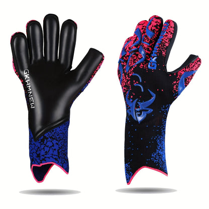 Soccer Goalkeeper Gloves Strong Grip Breathable Sizes 6-10 with Carry Bag