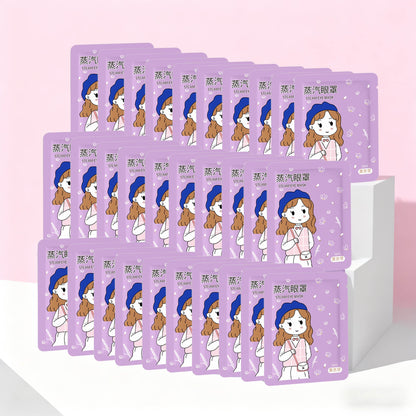 Self-Heating Steam Eye Mask Lavender Warm Compress for Dry Eyes Fatigue & Strain Relief – Moisturizing Aromatherapy Sleep & Travel Eye Patch Hypoallergenic All Skin Types 30pcs 60pcs