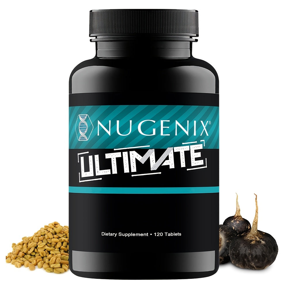Men's Vitality Supplement Capsules — Nugenix Ultimate Formula for Testosterone Support, Male Energy & Strength | Daily Performance Booster for Men Over 40 | 120 Capsules Per Bottle | 1, 2 or 3 Bottle Pack