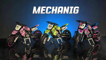 Motorcycle Building Block Set 476 Pcs Collectible Motorbike Display Model Brick Kit for Adults Teens – STEM Engineering Toy, Unique Birthday Christmas Gift for Motorcycle Enthusiasts Ages 14+