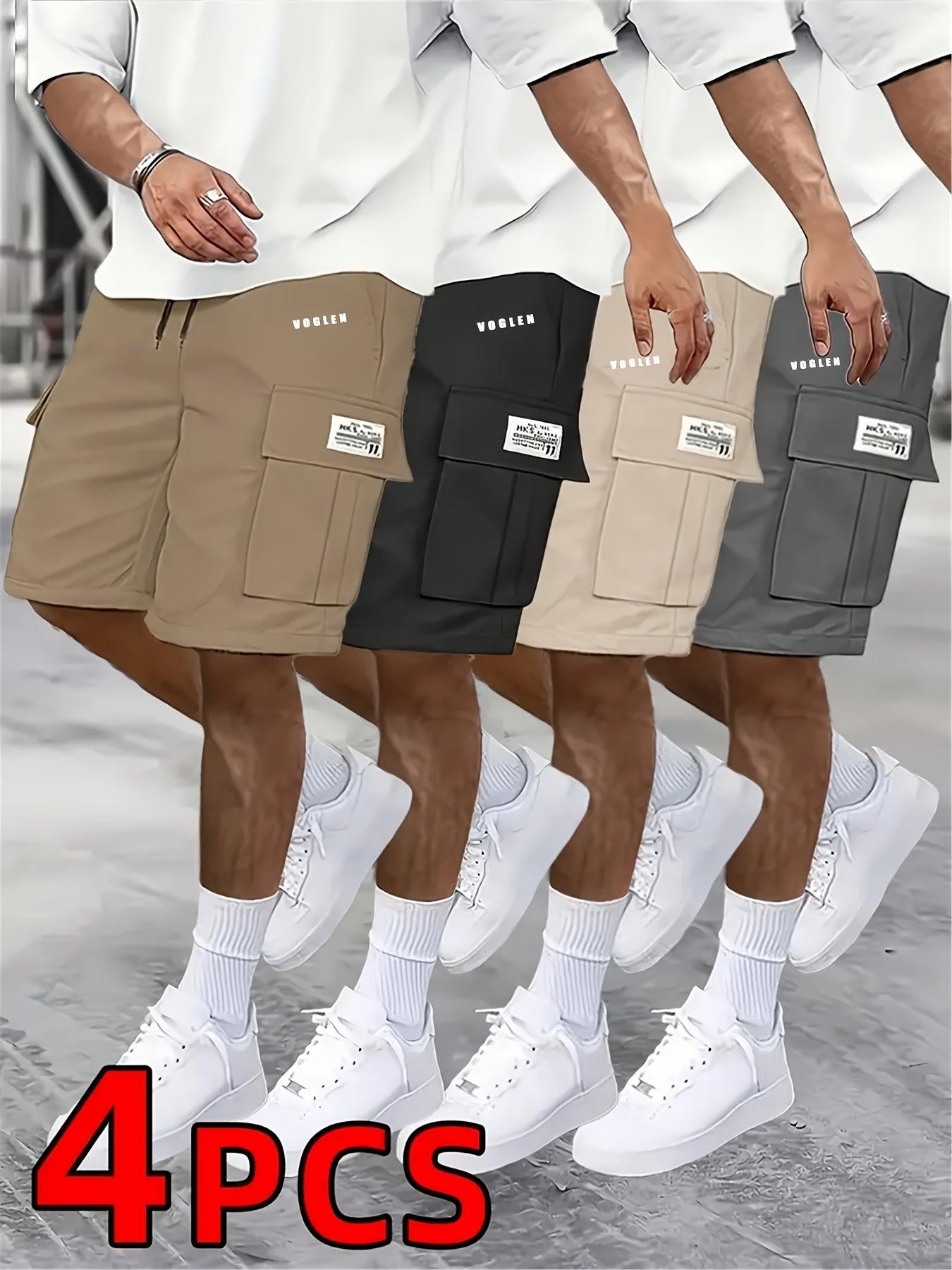 Men's Casual Shorts - Pocket Detail 706469
